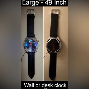 LARGE - Wall (or table) Clock - NOT A WATCH - Vintage by The Infinity Optics